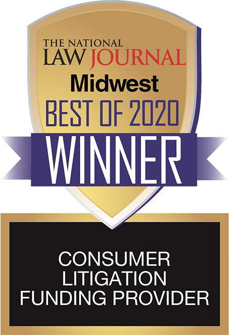 The National Law Journal Midwest Best of 2020 Winner Consumer Litigation Funding Provider